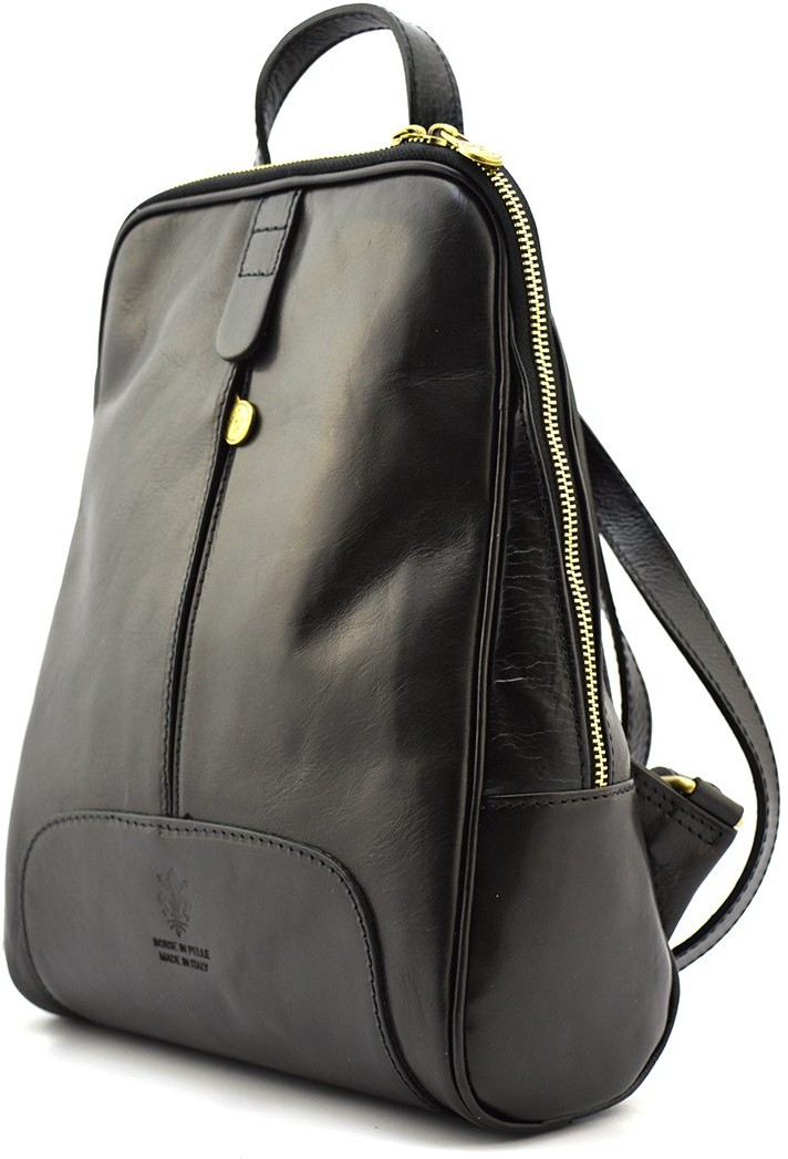 TMC Naturalleather Vera Pelle Plecak skórzany 838l Czarny