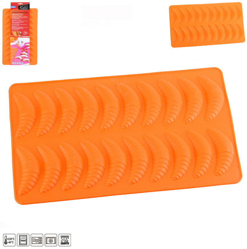 Orion Forma silikonowa Rogaliki, 35,5x22x1,2 cm