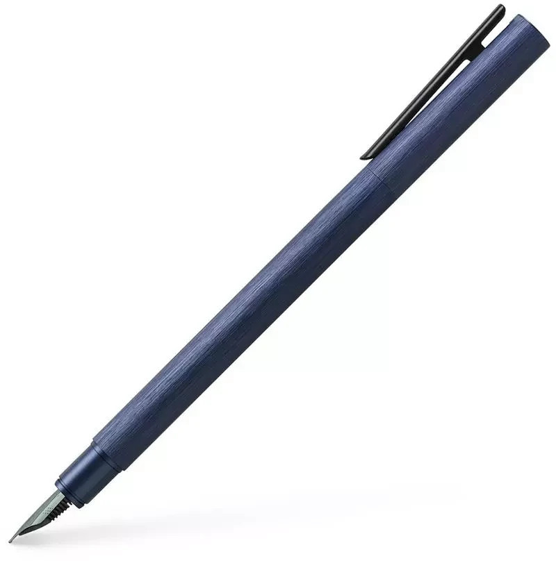 Faber Castell Pióro wieczne Neo Slim Aluminium Dark Blue M 146160