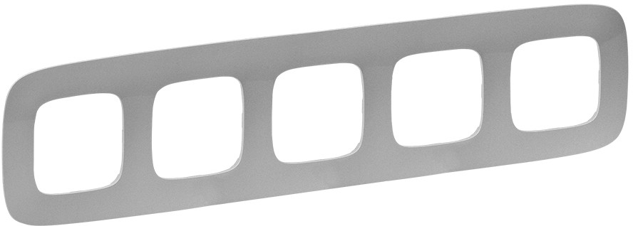 Legrand Ramka pięciokrotna VALENA ALLURE aluminium 754396