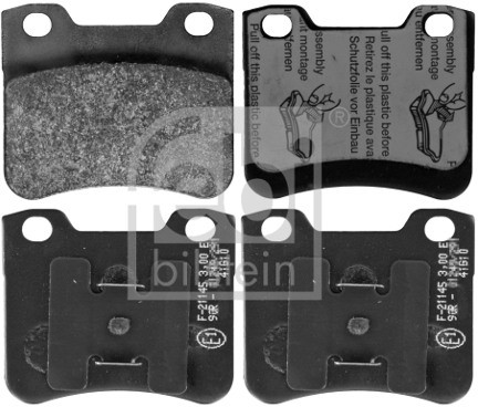 FEBI Zestaw klocków hamulcowych, hamulce tarczowe FEBI 116041