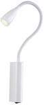 Azzardo Lampa Veronica white kinkiet AZ1547