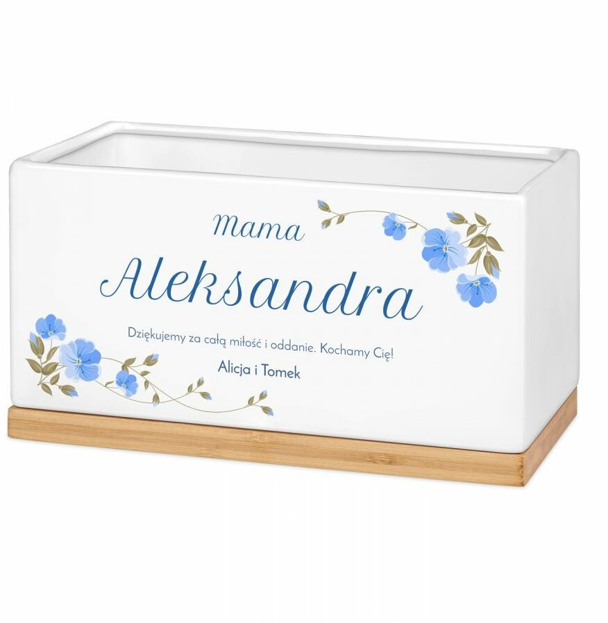 Blumfeldt Murrano osłonka ceramiczna z nadrukiem dla mamy jako podziękowanie ś PDC1-012
