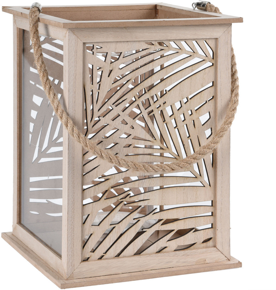 Home Styling Collection Lampion LEAF DESIGN latarenka na świeczkę 22x32 cm B078S21DKQ