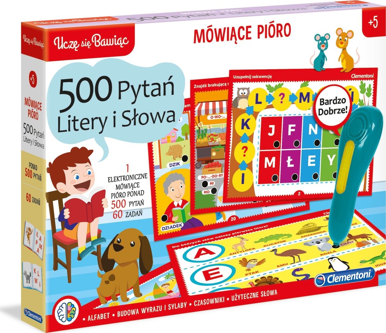 Clementoni Mówiące pióro 500 pytań Litery i słowa 50655 p6