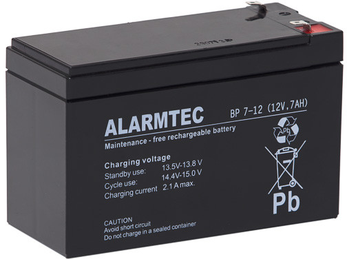 Alarmtec Akumulator AGM Alarmtec BP 7-12 (12V 7Ah)