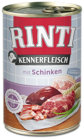 Rinti Kennerfleisch Schinken pies - szynka Puszka 400g 7663