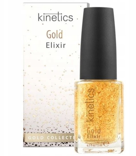 Kinetics Kinetics Eliksir ze złotem do pielęgnacji paznokci i skórek 15 ml