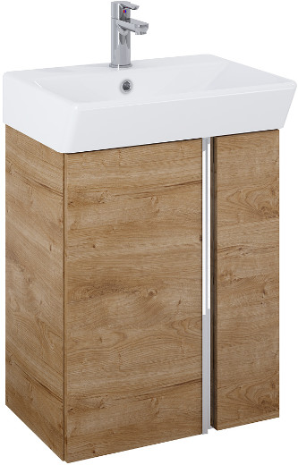 Elita Skye set 50 umywalka + szafka canela oak 168350 5907546871895