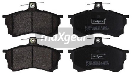 MaxGear Zestaw klocków hamulcowych, hamulce tarczowe 19-2156