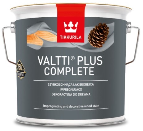 Tikkurila VALTTI PLUS COMPLETE- satynowa lakierobejca, 9 l