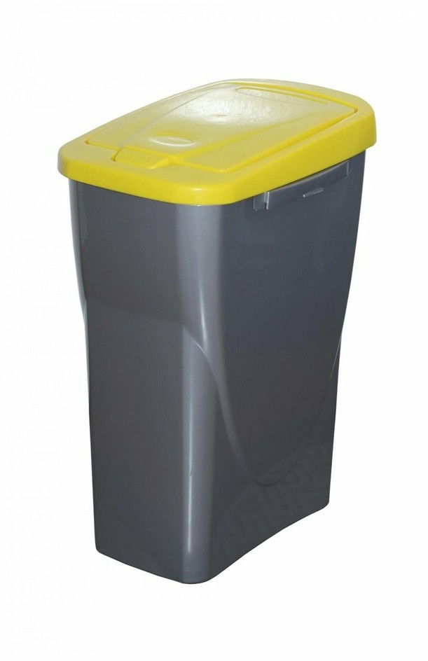 FENIKS do segregacji 42 x 31 x 21 cm, żółta pokrywa, 15 l