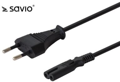 Elmak SAVIO CL-97 Kabel zasilający ósemka 2pin 1,2m