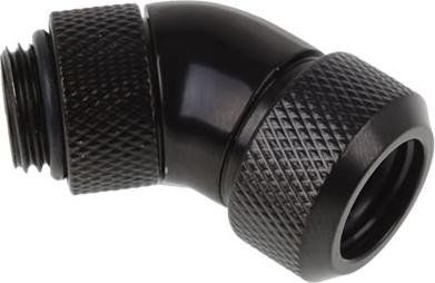 Alphacool Eiszapfen 45° pipe connection 1/4" on 13mm black 17407 17407