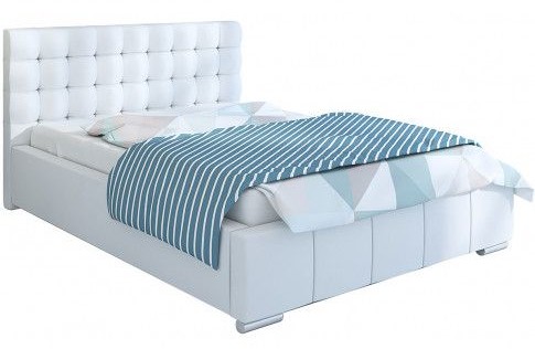 Pikowane łóżko ze schowkiem 180x200 Elber 2X