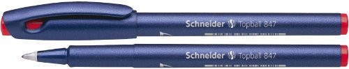 Schneider Ink Roller topball 847 końcówka z tworzywa sztucznego, 0,5 MM, czerwony 8472