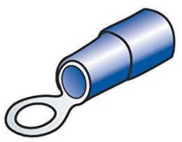 Lampa Lampa 45067 zestaw końcówek kablowych pierścieniowych, niebieskie, 10 sztuk 45067