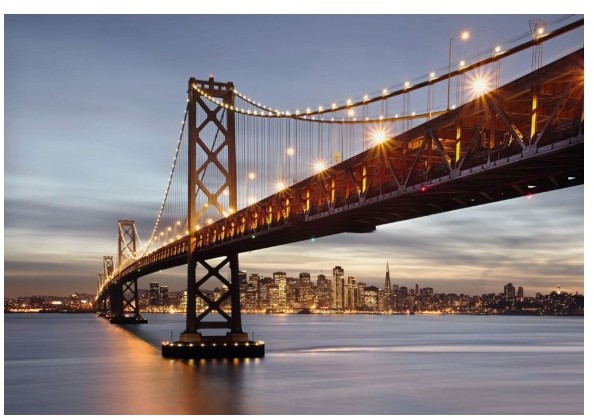 Fototapeta Bay Bridge 368 x 254 cm