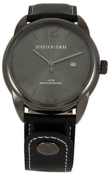 Devota & lomba Zegarek Męski Devota & Lomba DL009M-01BKBLACK (42 mm) S0334175