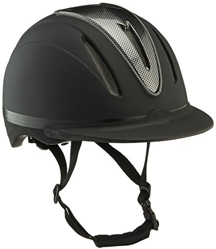 HKM Męski kask jeździecki   Rodzaj Carbon, czarny, S/M 550853