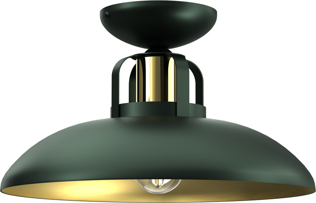 Milagro Lampa sufitowa FELIX GREEN/GOLD 1xE27 MLP7708