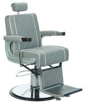 Barbiero Fotel barberski ODYS BH-31825M Jasny Szary BH-31825M/188