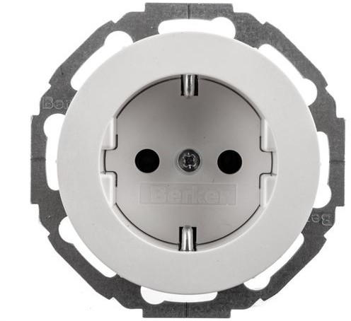 Hager Polo sp. z o.o. R.classic Gniazdo SCHUKO biały połysk 47452089