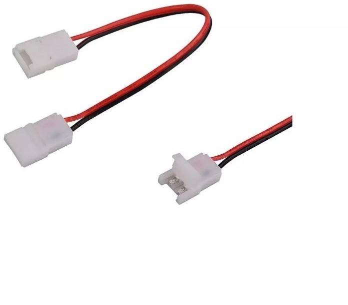 V-TAC Konektor Złączka Taśm LED Taśma-Przewód-Taśma do Taśm i Pasków LED Gęste i Zwykłe 10mm