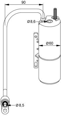NRF Osuszacz, klimatyzacja NRF 33202