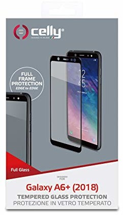 Celly Full szkło młotkowe Galaxy A6+ (2018) FULLGLASS738BK