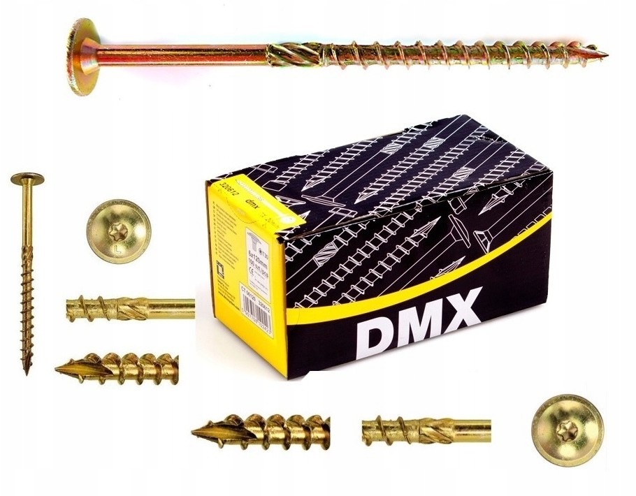 Wkręty Ciesielskie 5x80 Torx Łeb Talerzowy 200szt.