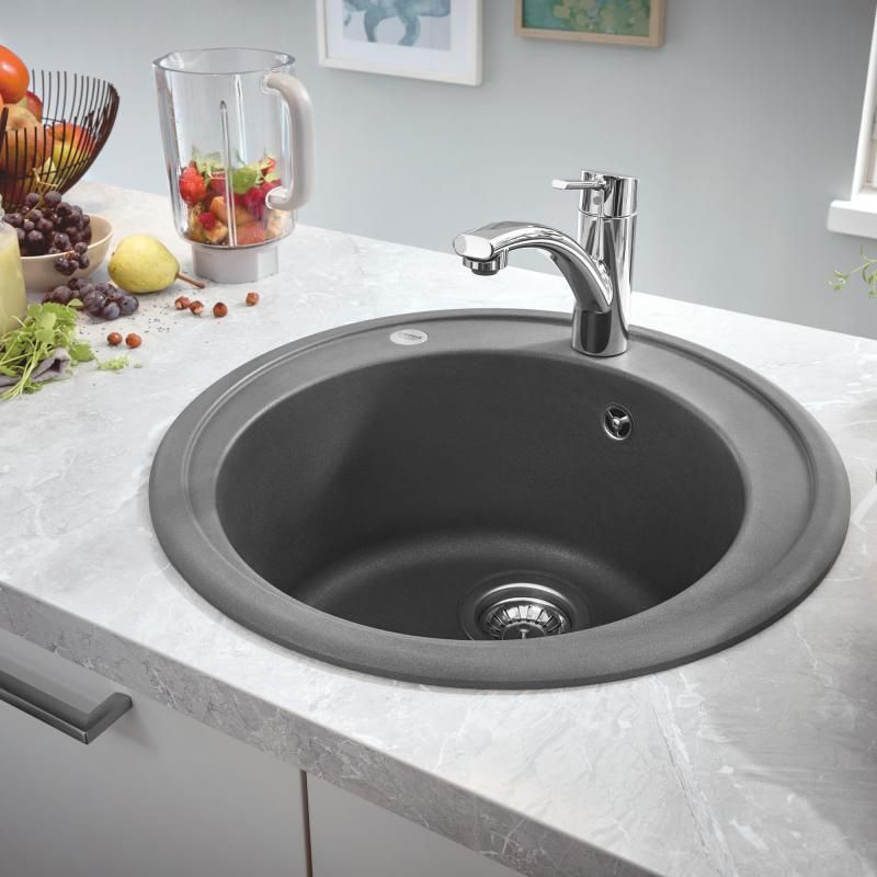 Grohe K200 51x51 cm szary granit 31656AT0