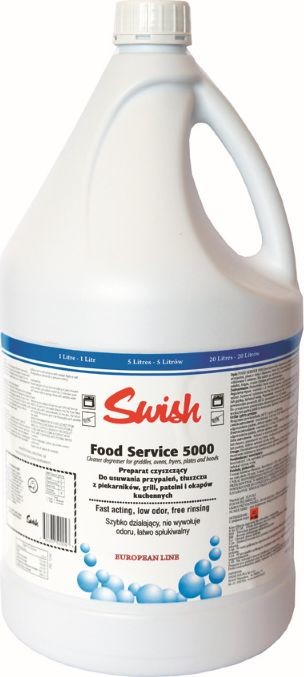 Swish Swish Food Service 5000 Silny preparat do usuwania plam z tłuszczu i przypaleń 5 l FOOD SERVICE 5000/5L