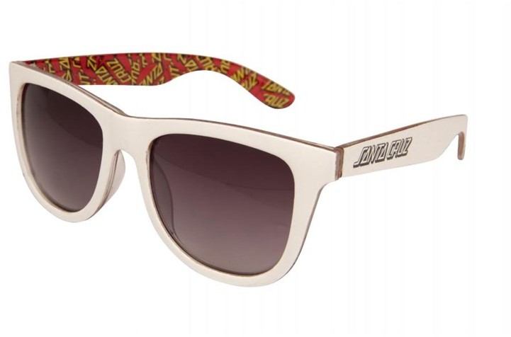 Santa Cruz okulary przeciwsłone Multi Classic Dot Sunglasses White WHITE)