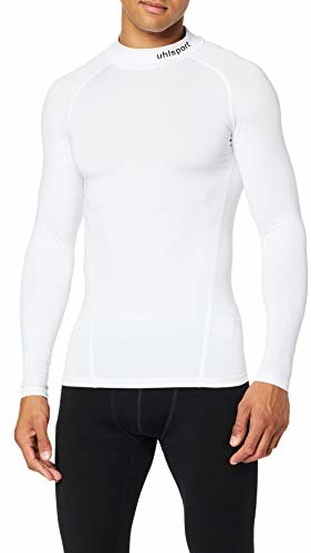 uhlsport Distinction Pro Baselayer Turtle Neck odzież wierzchnia dla dzieci, biały, 164