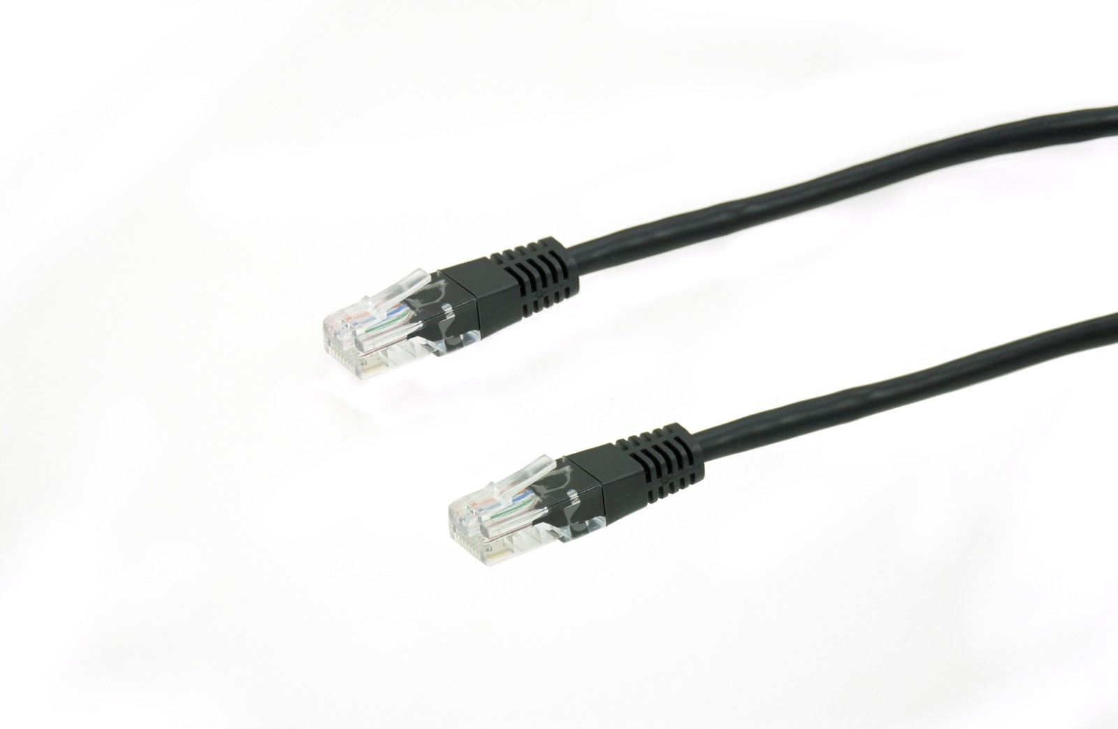 Patchcord U/utp CAT5e 1.5M czarny