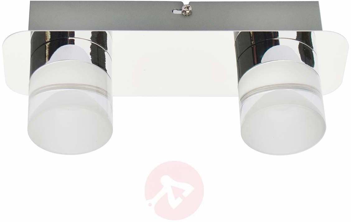 Nowoczesna, 2-punktowa lampa sufitowa Stefanie