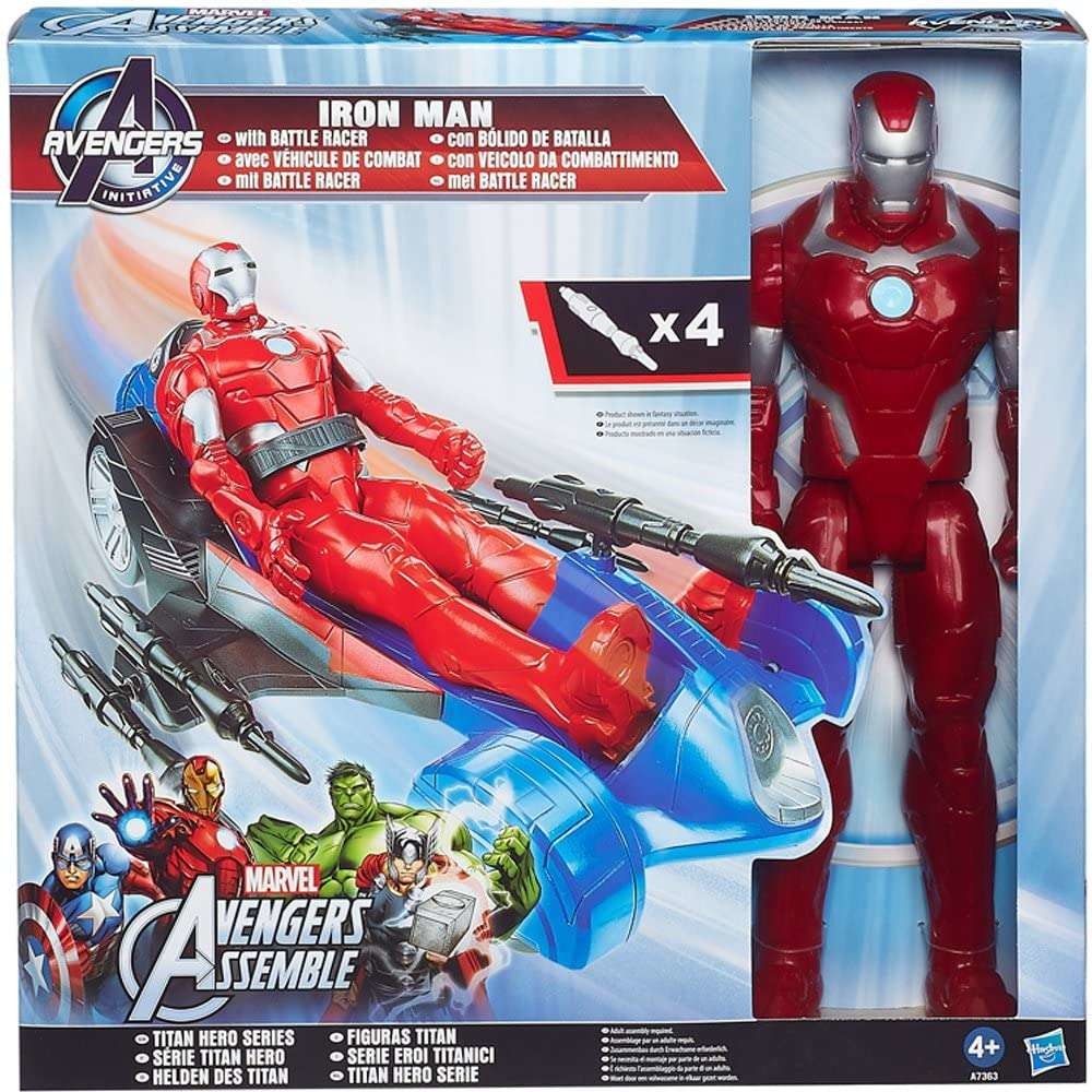 Hasbro A7363 Avengers Iron Man figurka + pojazd A7363