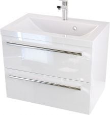 Furni Szafka z Umywalką ATHOS 60 cm - Uchwyt Chrom Połysk ATH UM 60 UCH