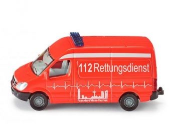 SIKU Ambulans Metalowy Pojazd 0805 4006874008056