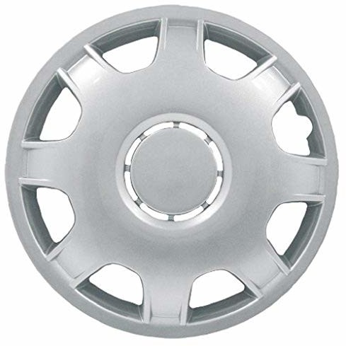 PETEX Petex rb51421 kołpaki ozdobne przysłony Speed 2 kieszeń lakierowany Materiał: ABS w pudełku, srebrny  4-częściowy zestaw, 38 cm (15), Silver