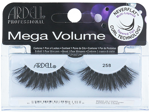 Ardell Professional Mega Volume Sztuczne Rzęsy 258 Black 074764722638