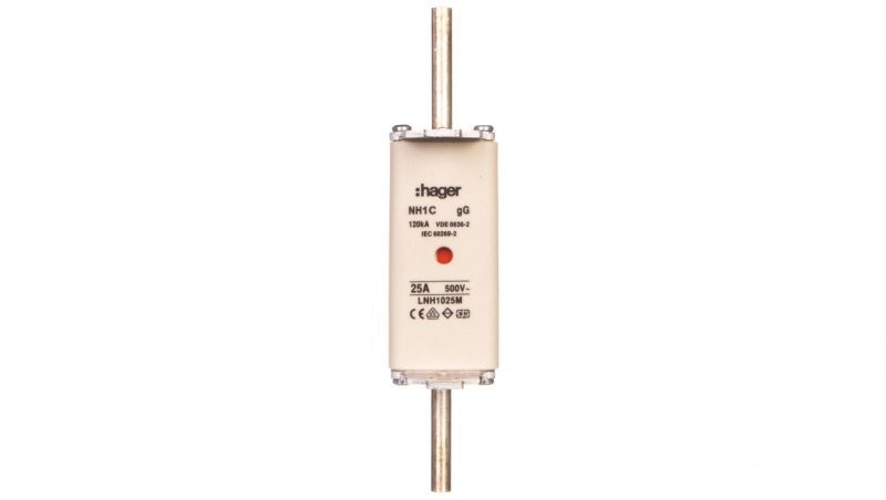 Hager polo Wkładka bezpiecznikowa NH1C 32A 500V gG LNH1032M LNH1032M