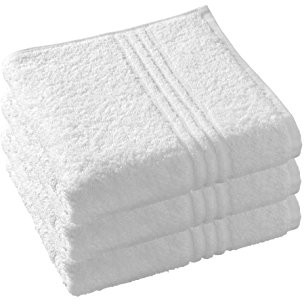 De Witte Lietaer Wysokiej jakości ręczniki de Witte lietaer 195306 luksusowy hotel, bawełna, 50 x 100 cm,-częściowy zestaw, biały 195306