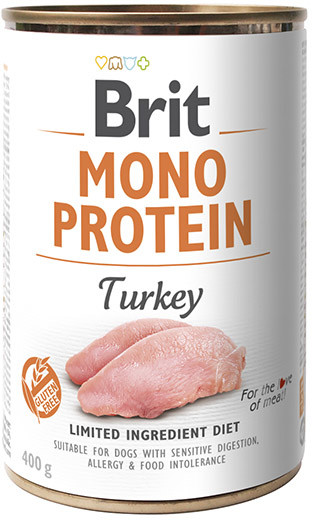 Brit MONO PROTEIN TURKEY 6x400g 22831-uniw