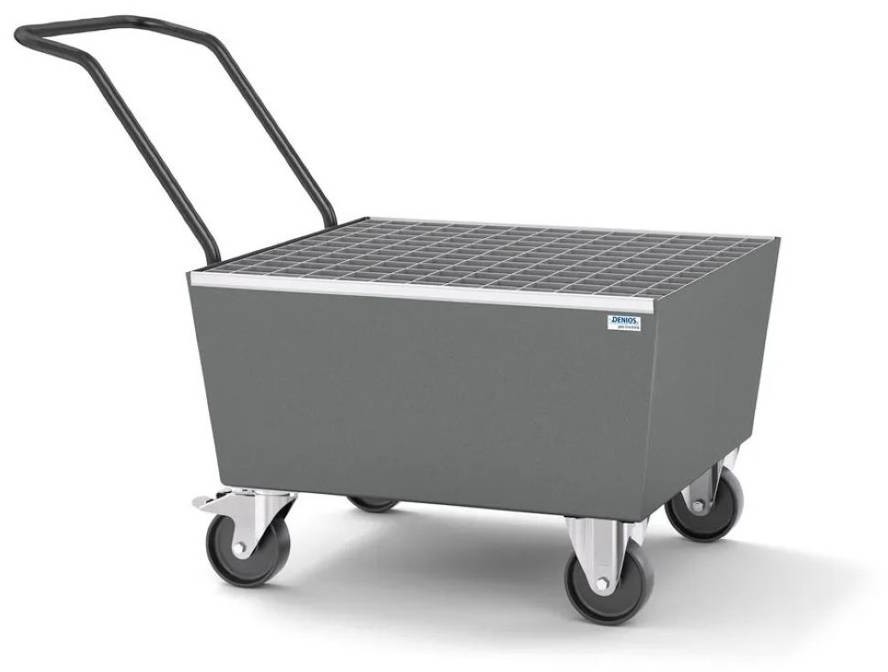 722 DENTA Mobilna wanna wychwytowa ze stali na 1 beczkę 200 l lakierowana z kratą przew elektr 72279346 79346-uniw