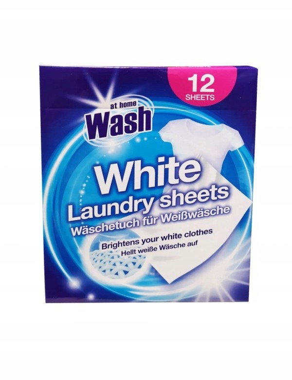 At Home Wash chusteczki wyłapujące kolor White 12