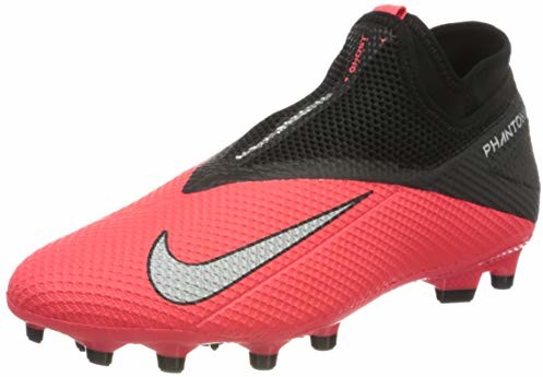 NIKE Nike Unisex Phantom Vsn 2 Academy Df Fg/Mg buty do piłki nożnej, czerwony - Czerwony laser Crimson Metallic Silver 606-36 EU