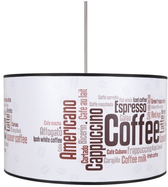 Lampdar Sanneli 0107 - Lampa wisząca COFFEE 1xE27/60W/230V
