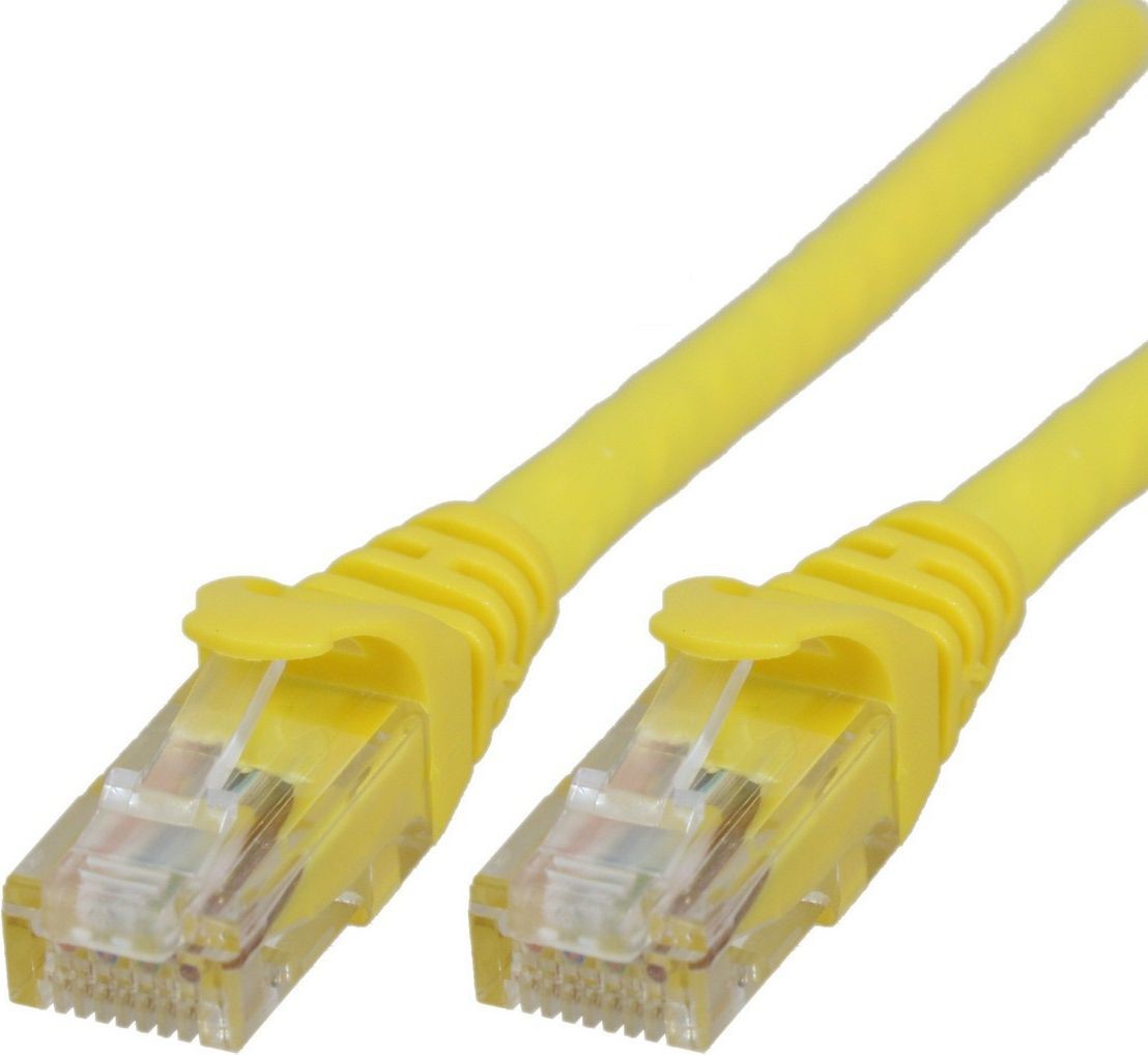 MicroConnect RJ-45/RJ-45 kat.6 U/UTP Żółty 15m UTP615YBOOTED UTP615YBOOTED